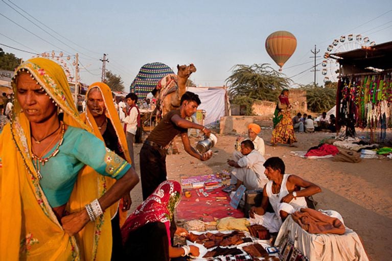 Inde : la foire aux chameaux de Pushkar