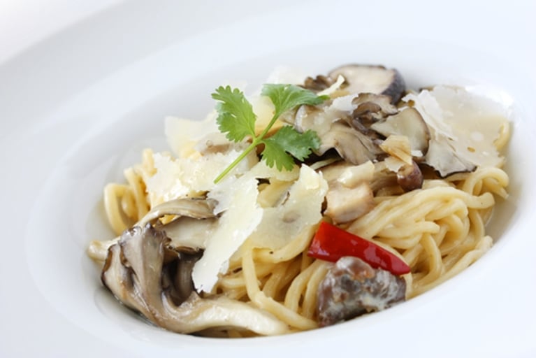 Fettucine sauce aux champignons