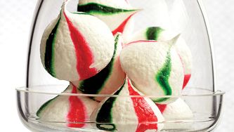 Minimeringues à la menthe