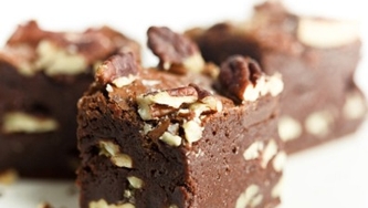 Brownies pacanes et fleur de sel