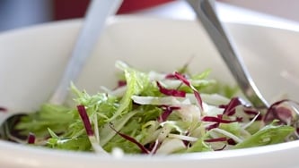 Salade de fenouil et radicchio de Stefano Faita