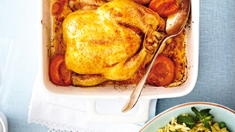 Poulets de Cornouailles aux abricots