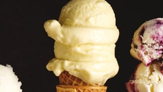 Crème glacée au lait de coco