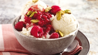 Yogourt glacé à la vanille