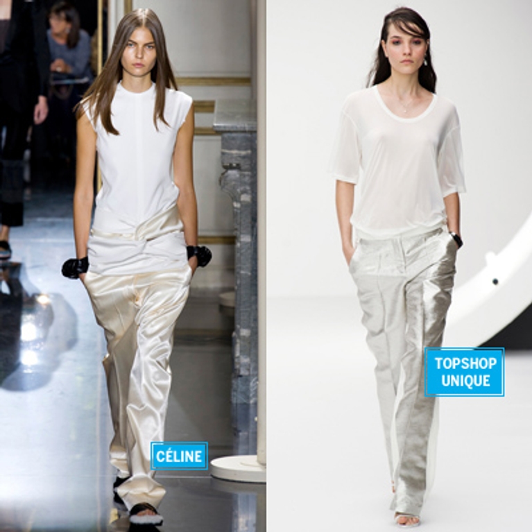 Mon inspiration du mois: le pantalon satiné