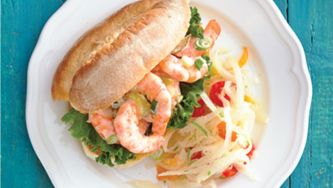 Sandwichs aux crevettes