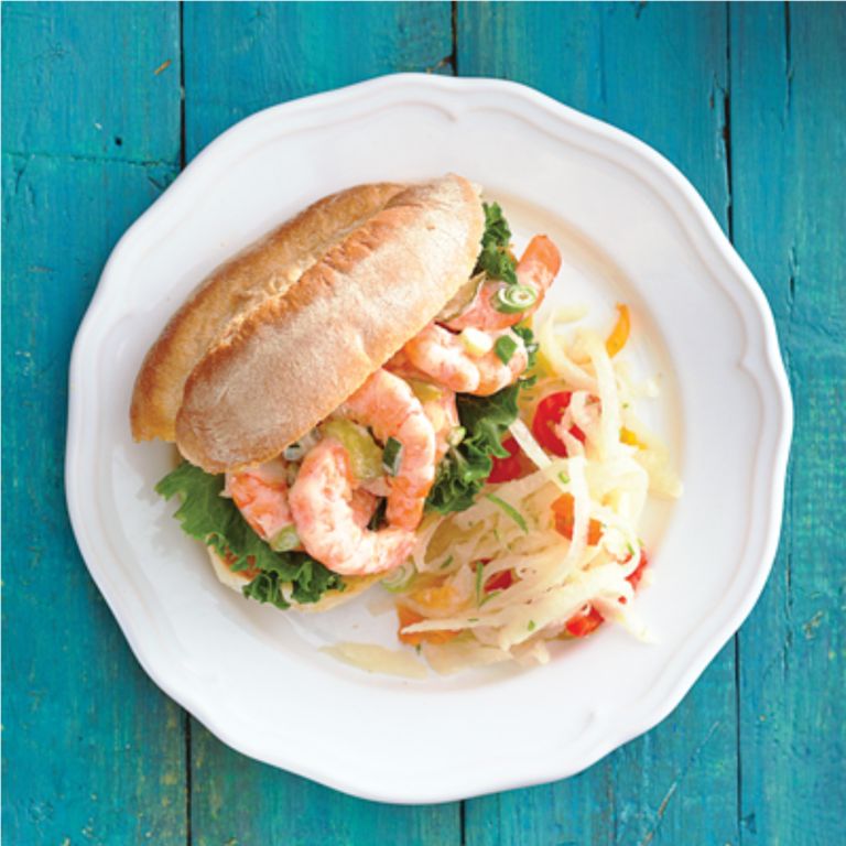 Sandwichs aux crevettes