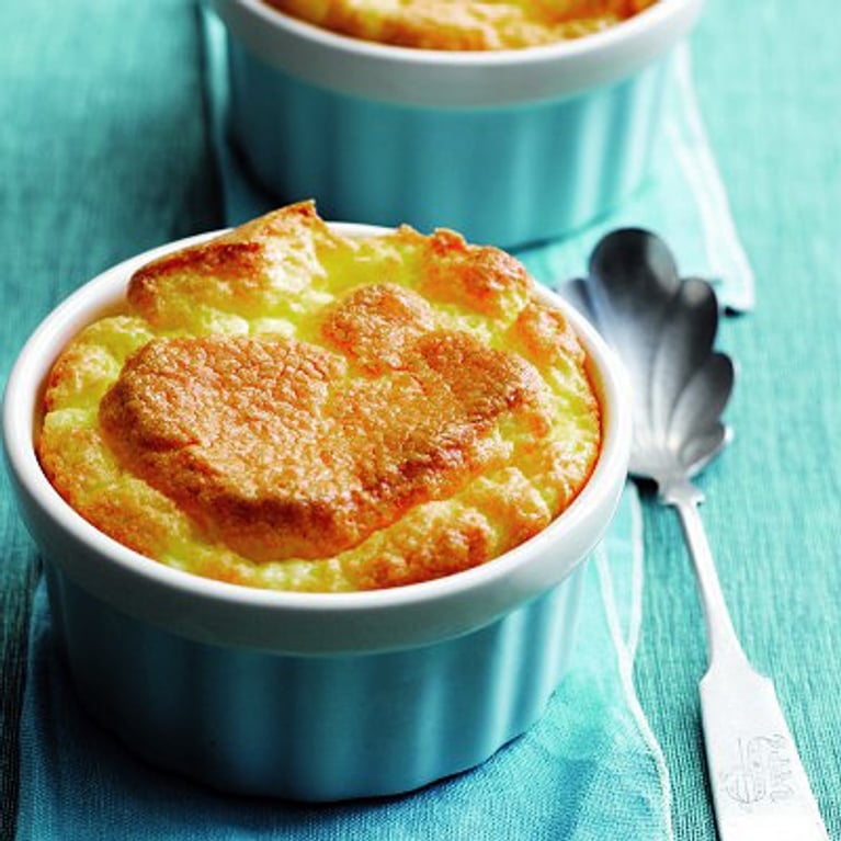 Soufflés individuels au fromage de chèvre
