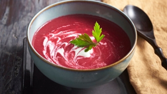 Soupe froide de betteraves