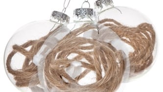 Décorations de Noël : style rustique