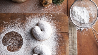 Biscuits croissants au beurre et aux pacanes