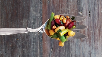 Salade de haricots et de légumineuses