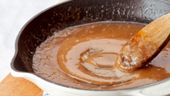 Sauce au caramel salé