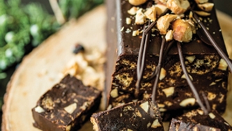 Terrine chocolat et pruneaux