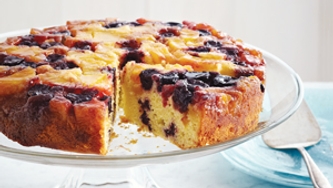 Gâteau renversé à l’ananas et aux cerises