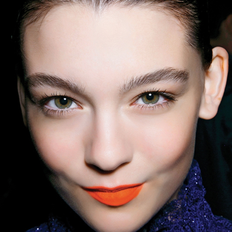 Tendance du moment : les lèvres orangées