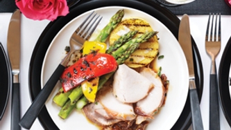 Polenta grillée au parmesan