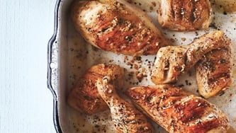 Poulet au citron et à l'ail