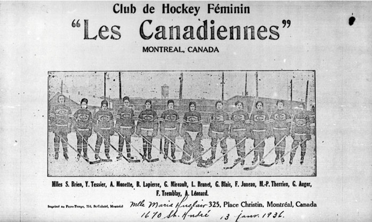 Nos Glorieuses : les filles aussi jouent au hockey!