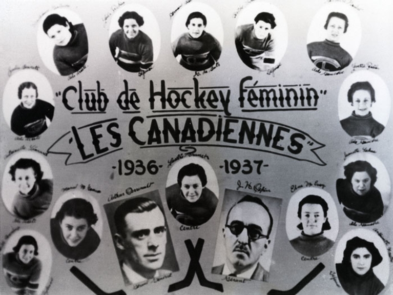 Nos Glorieuses : les filles aussi jouent au hockey!