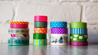 Rubans washi en folie