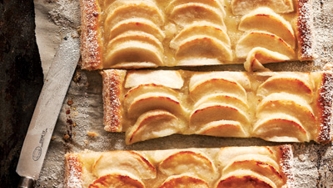 Tarte fine amandine aux pommes