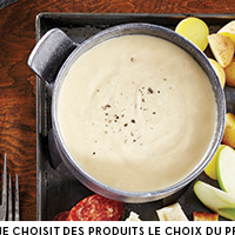 Fondue  au cheddar