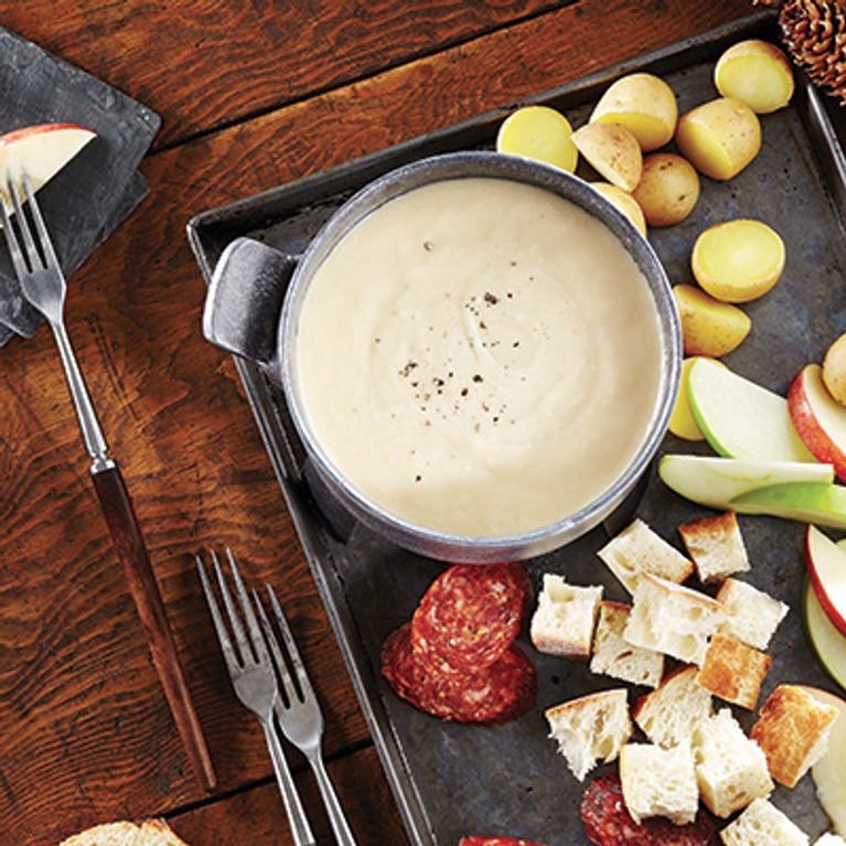 Fondue  au cheddar