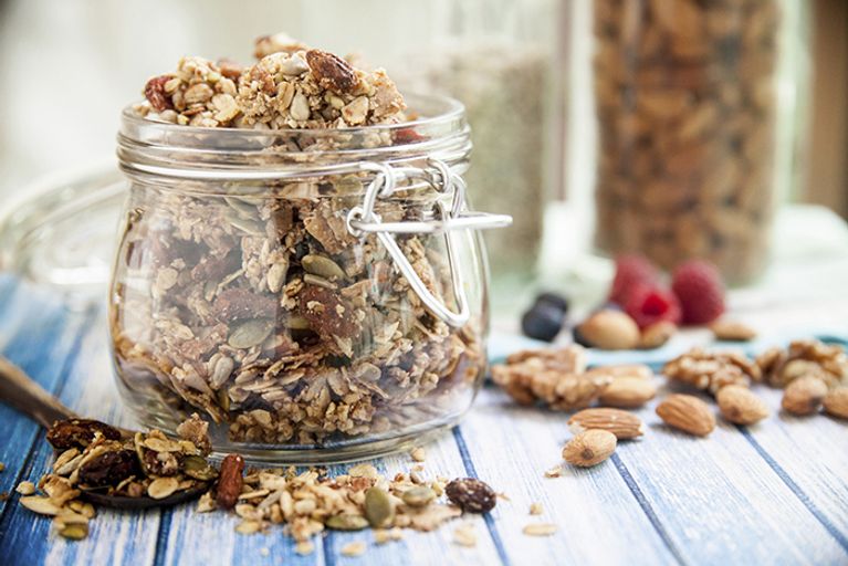 Granola croquant à l’érable et aux noix