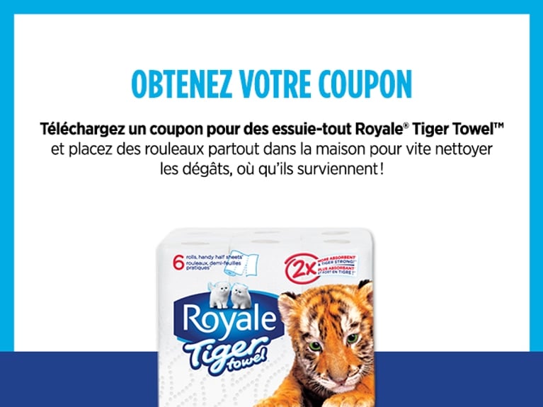 Promotion: Le grand ménage du printemps avec Royale® Tiger Towel™