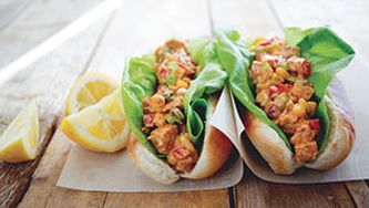 Guédilles de poulet tex-mex