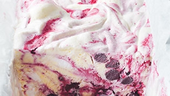 Semifreddo aux bleuets et au citron