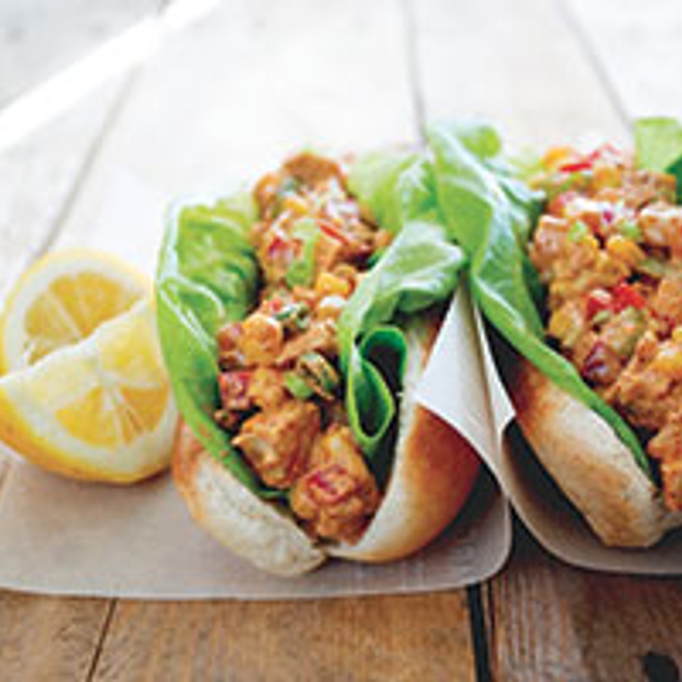 Guédilles de poulet tex-mex