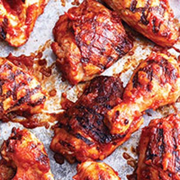 Poulet à la sauce barbecue