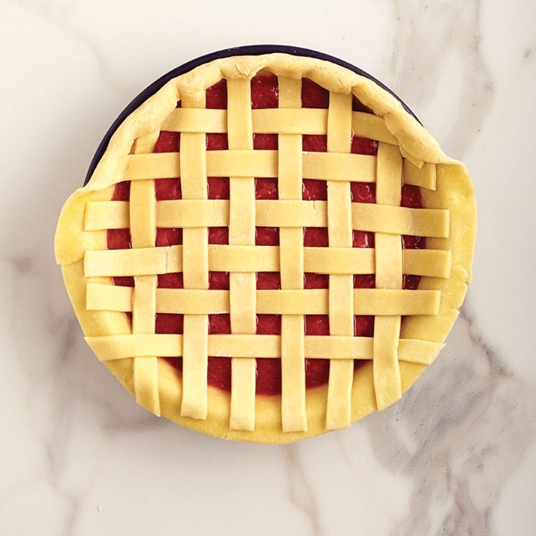 Comment faire un treillis de pâte sur une tarte?