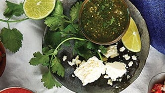 Salsa aux tomatilles