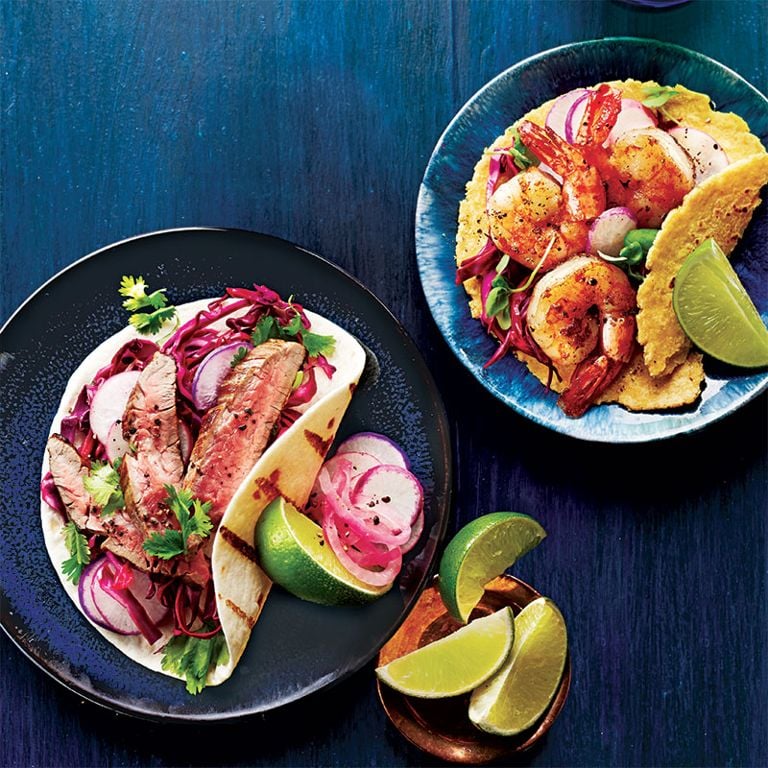 Tacos au bifteck grillé