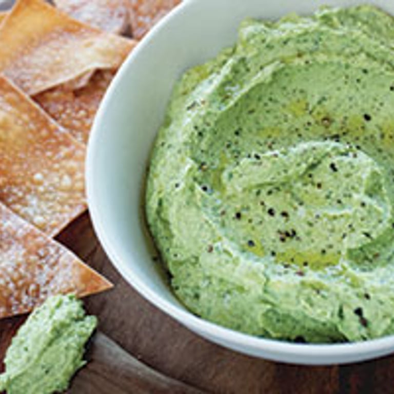 Trempette edamames-avocat
