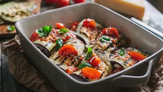 Aubergines au parmesan d'Elena Faita