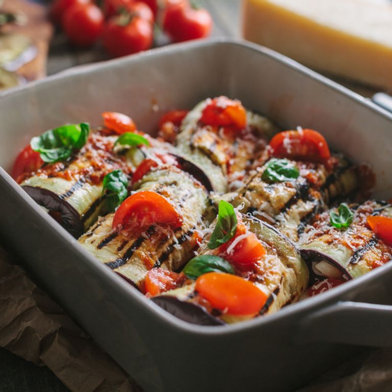 Aubergines au parmesan d'Elena Faita