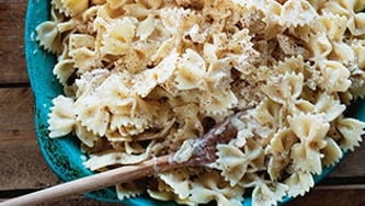 Pâtes crémeuses au thon