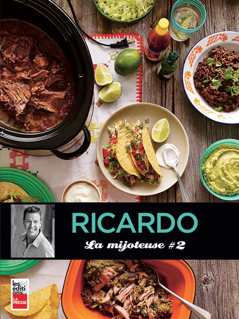 Ricardo signe La mijoteuse # 2, un nouveau livre de recettes