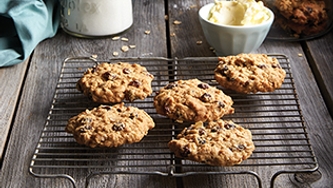 Biscuits à l’avoine et aux raisins secs