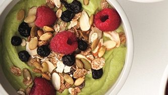 Bol de smoothie délice vert