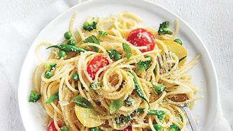 One-pot-pasta primavera