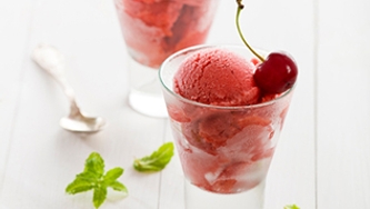 Crème glacée maraschino