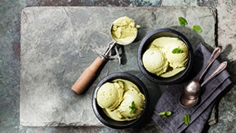 Crème glacée au matcha