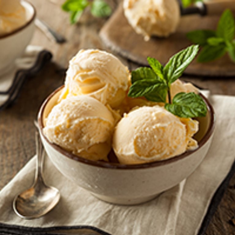 Crème glacée aux céréales