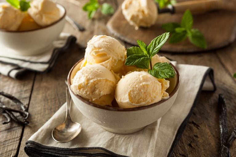 Crème glacée aux céréales