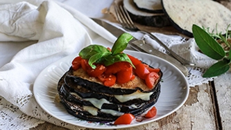 Étagé d’aubergine